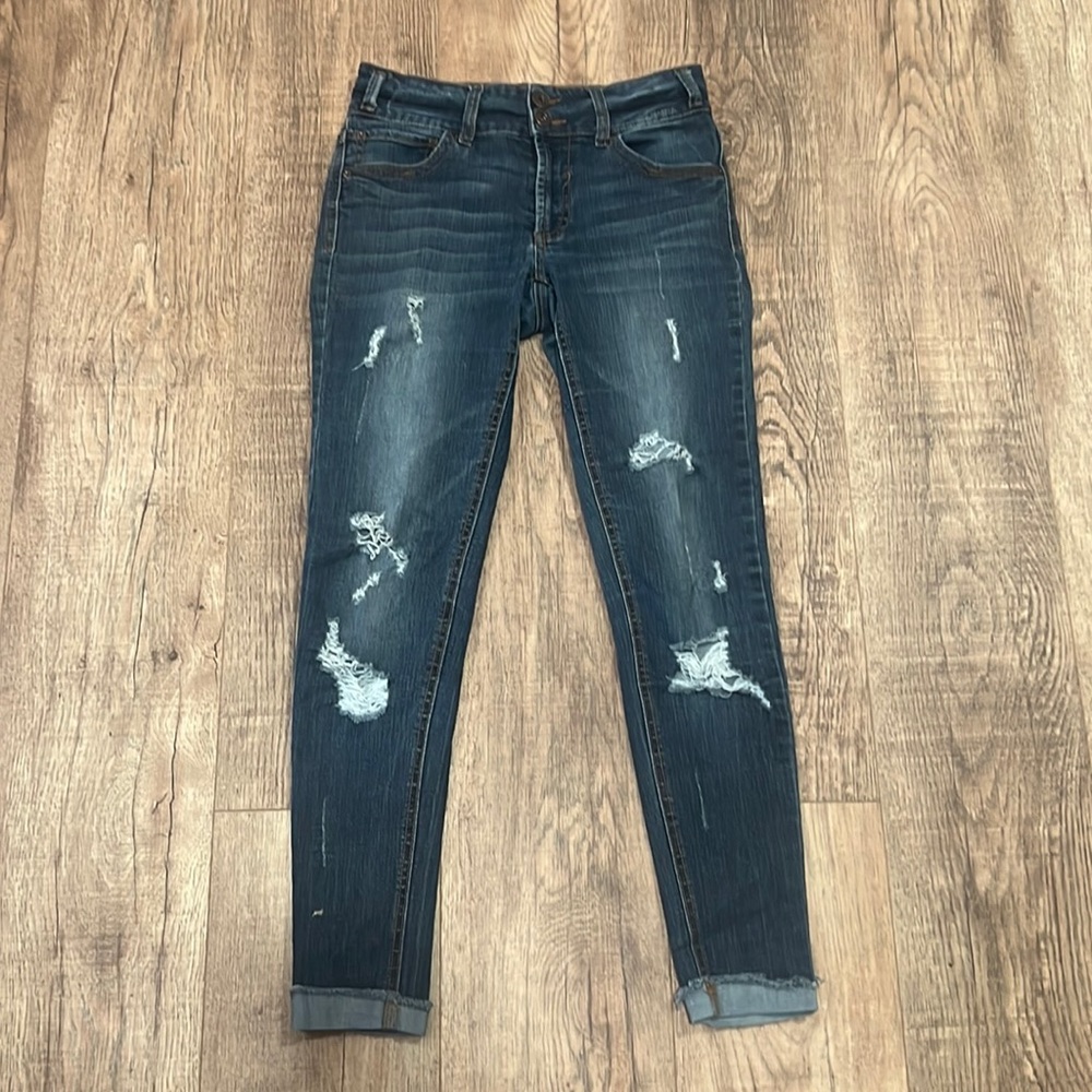 🌸3/$30🌸 RUE 21 | mid rise ankle jeggings jeans destructed